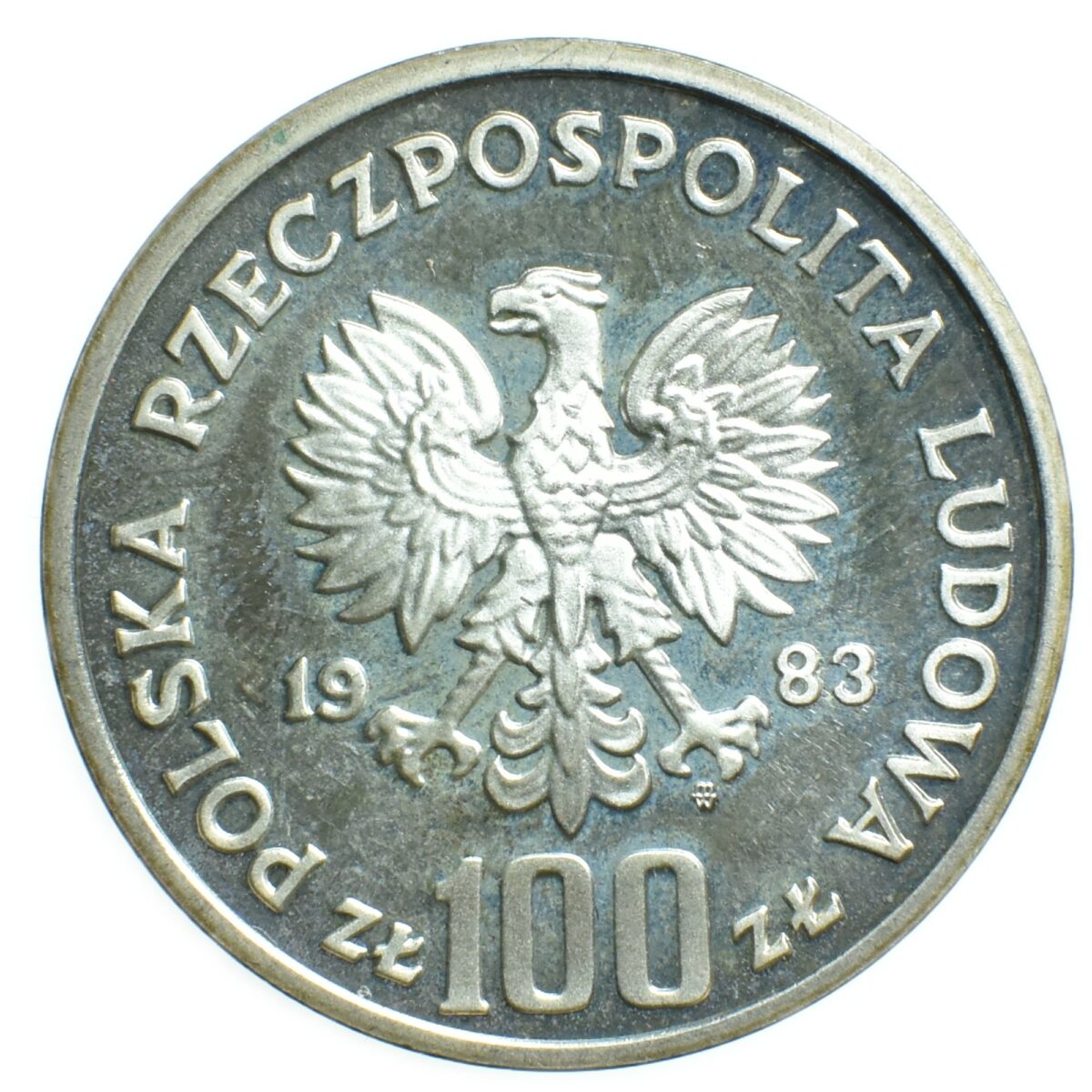 pologne 100zlotych 1983 avers essai 113