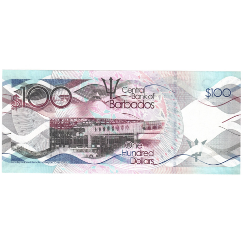 barbades 100 dollars 2013 revers 079