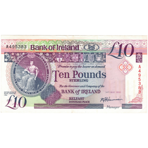 irlande 10 pounds 1991 avers 085