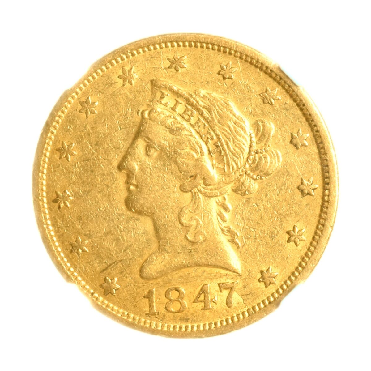 USA 10dollars or 1847 avers 313