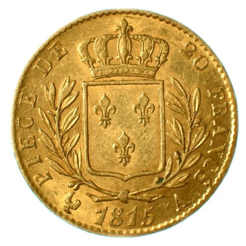 20 francs 1815 avers or 357