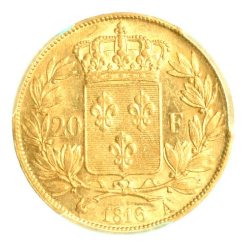 20 francs or 1816 revers 318