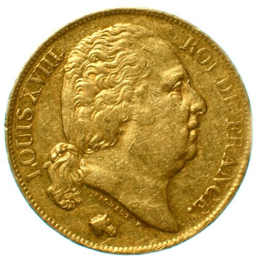 20 francs or 1820 qperpignan revers 397