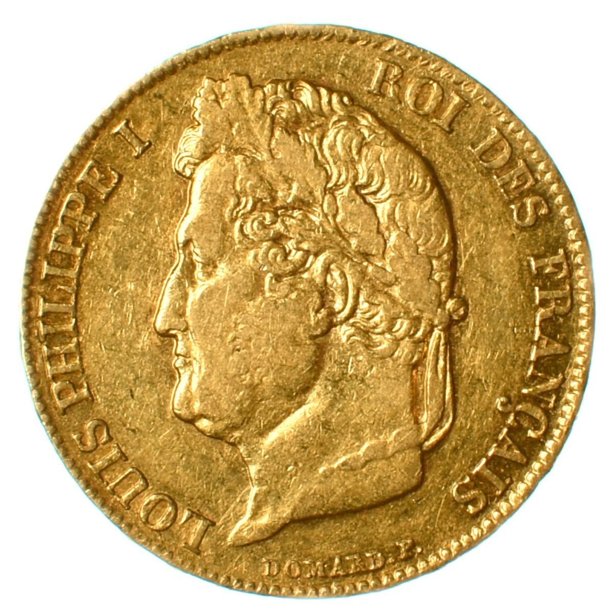 20 francs or 1840 W lille revers 358