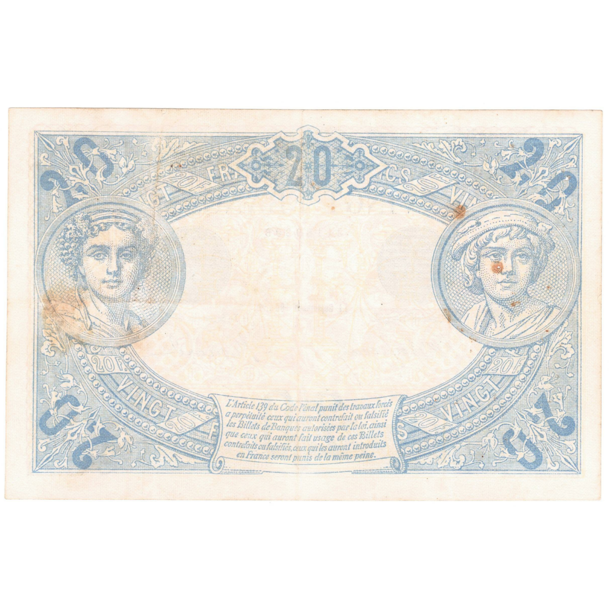 20 francs bleu 1906 revers 023