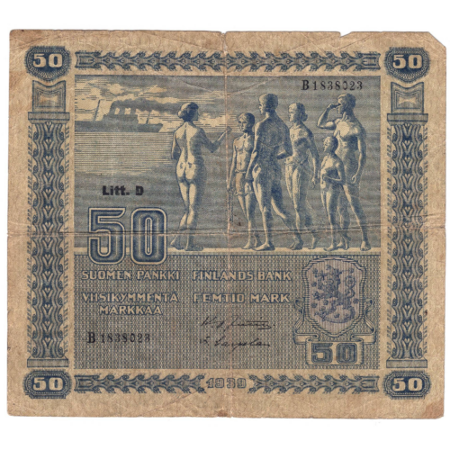 finlande 50 markaa 1939 avers 089