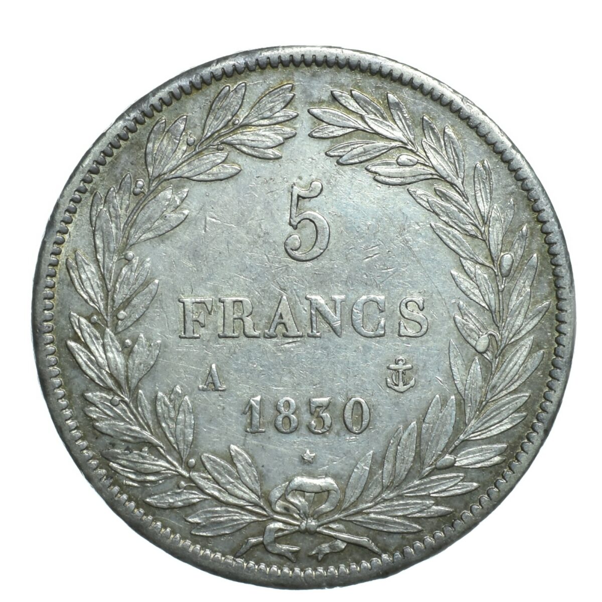 5 francs 1830 avers 258