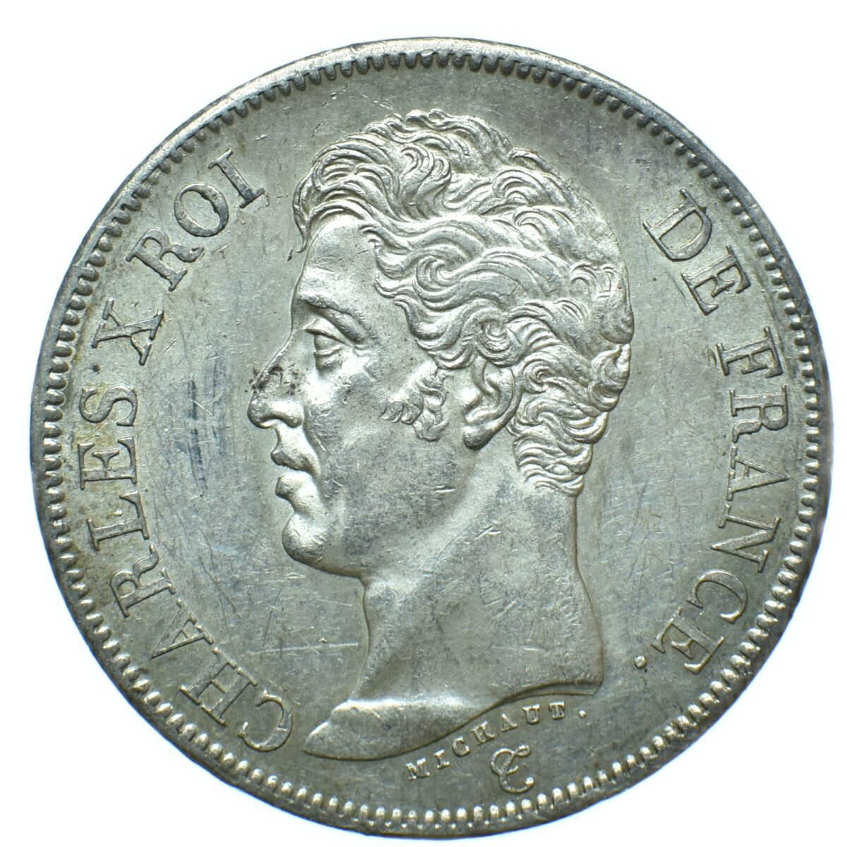 5 francs charlesx 1826 revers 263