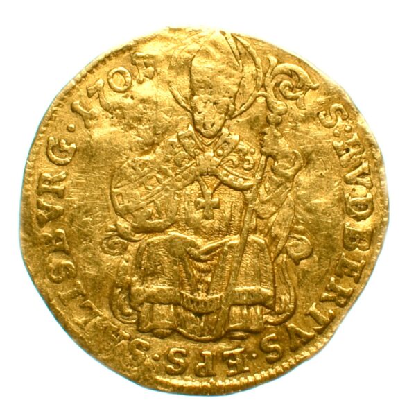 autriche salzbourg ducat or 1701 avers 174