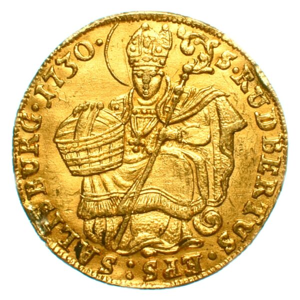 autriche salzbourg ducat or 1730 avers 175