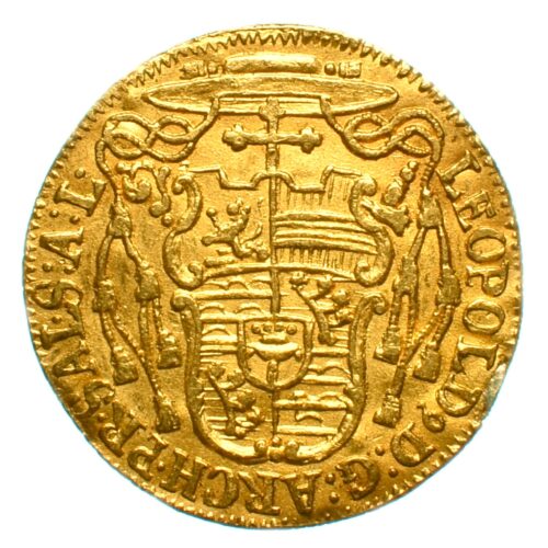 autriche salzbourg ducat or 1730 revers 175
