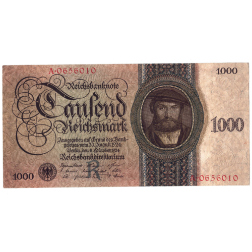 Allemagne 1000 reichsmark 1924 avers 0058