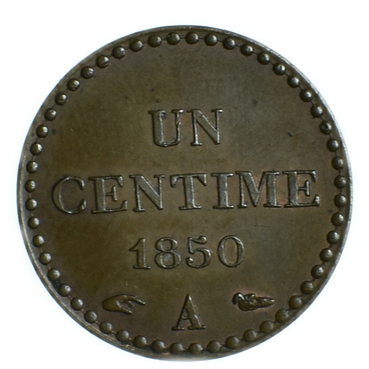 centime 1850 avers 17