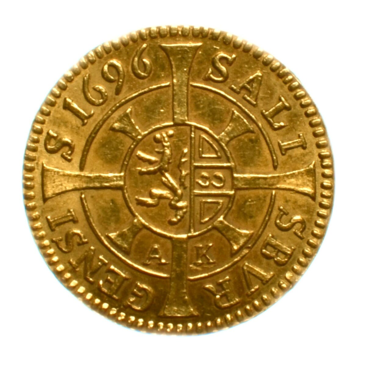 ducat salzbourg refrappe or avers 338