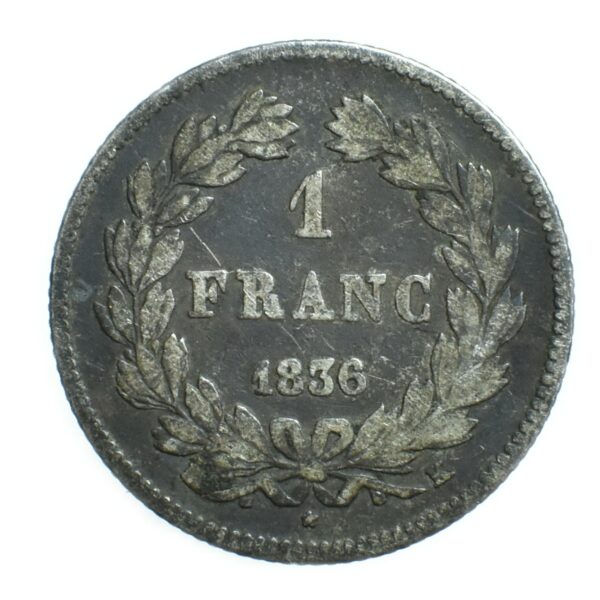 franc 1836 k revers 234