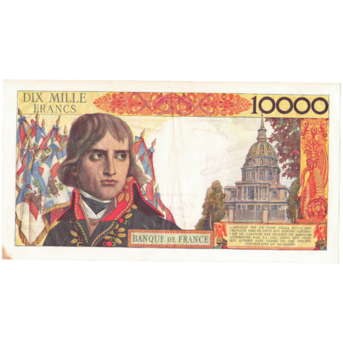 France 10000 francs type napoleon 1956 revers 0018