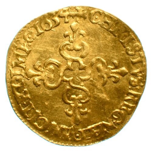 louis 13 demi louis or 1634 amiens 356