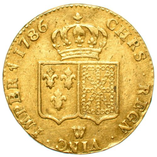 louis XVI louis or 1786 lille revers 399