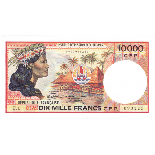 polynesie 10000francs 1986 revers 049