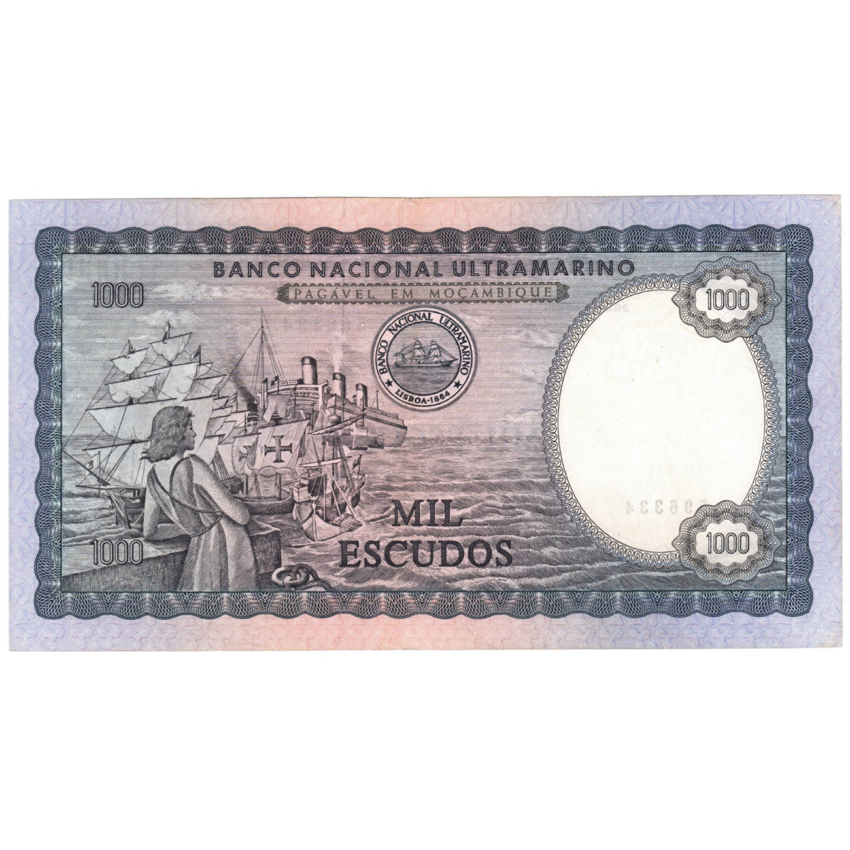 mozambique 1000 escudos 1972 avers 0107