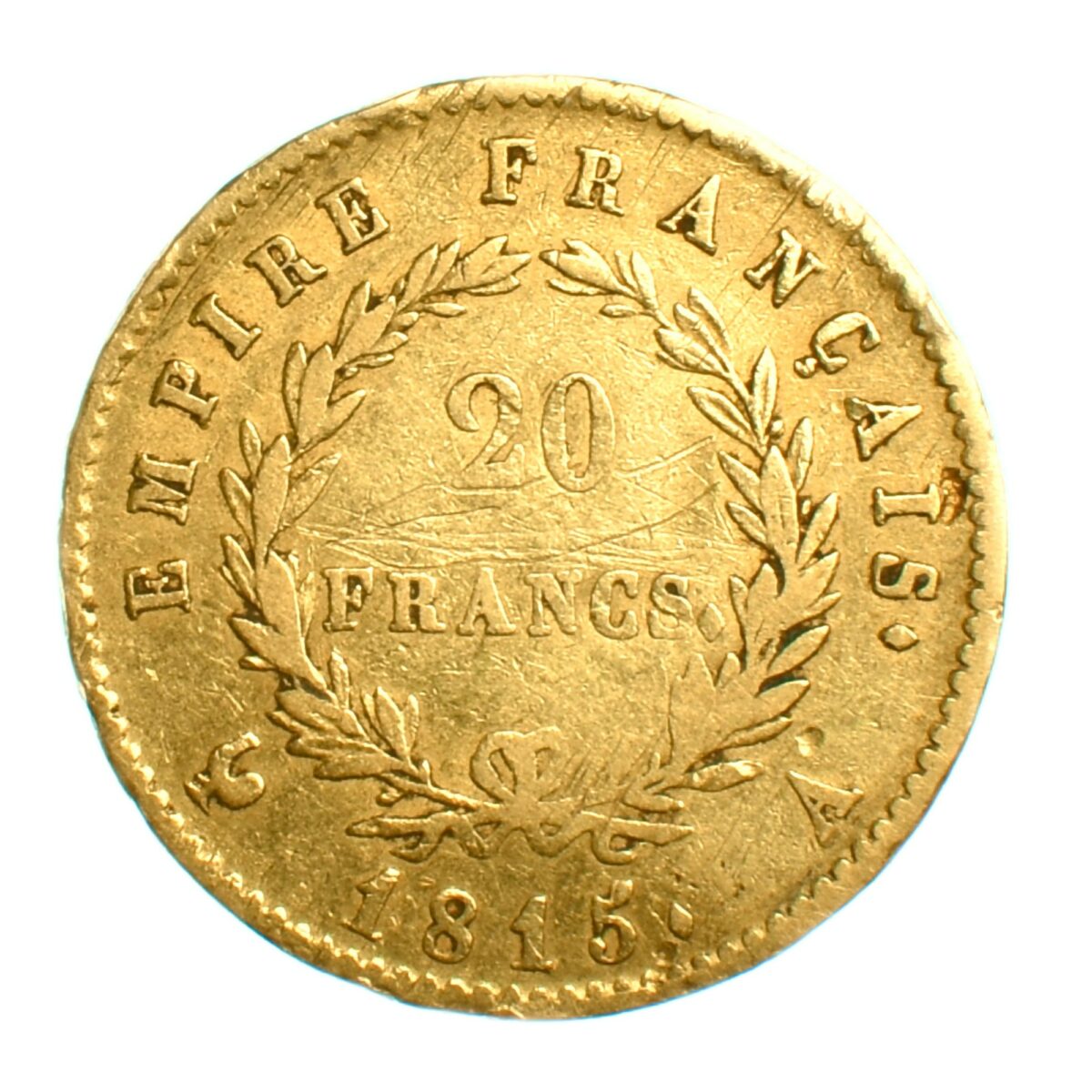 20Francs or 1815a 100Jours avers