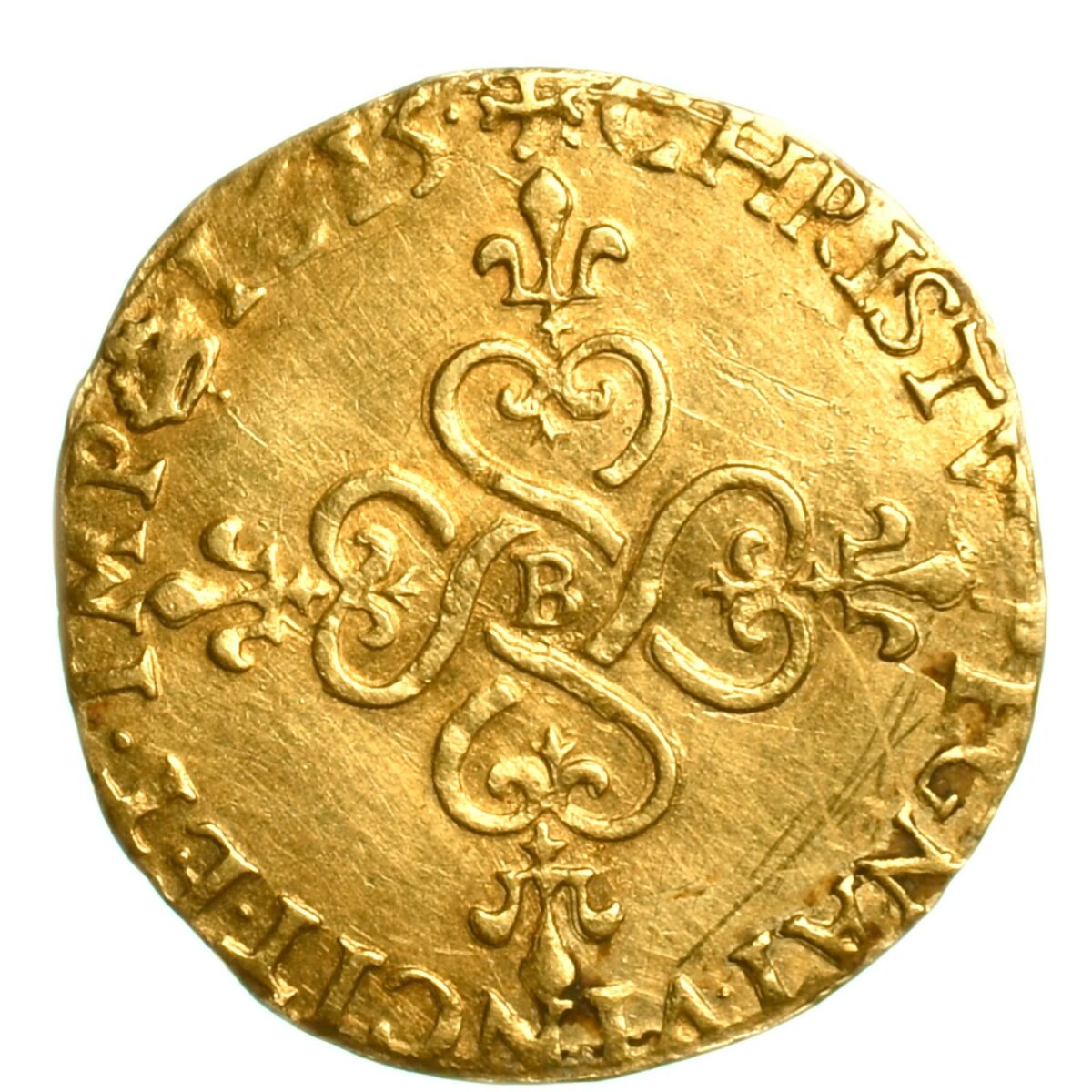 Louis XIII or 1615 B Rouen Revers