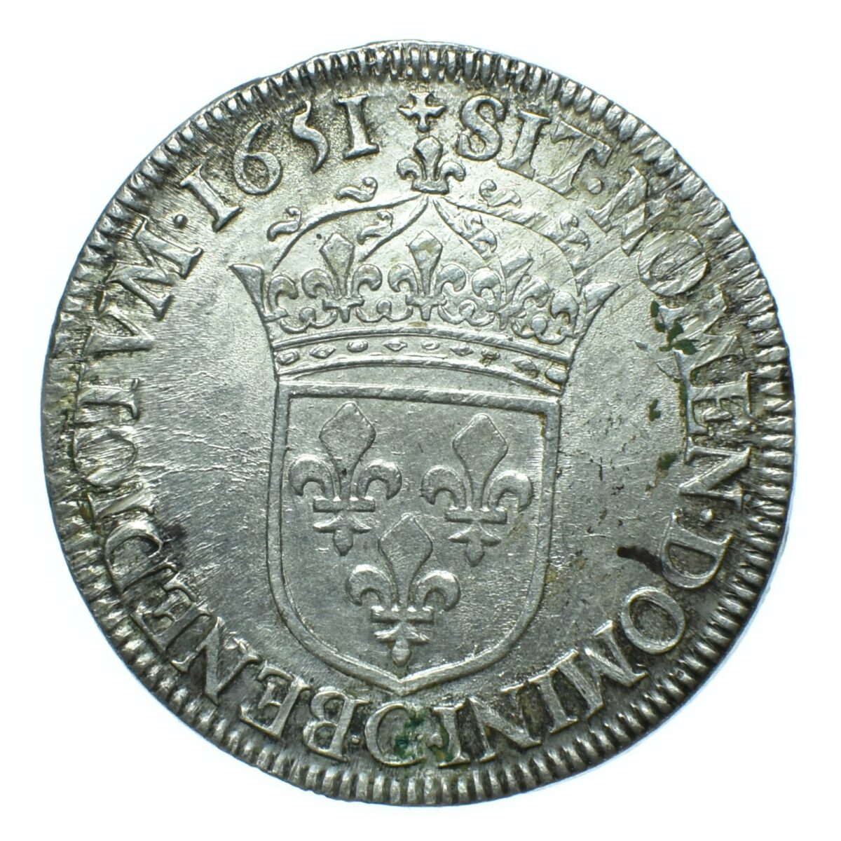 LOUISXIV DEMI ECU 1651 SAINTLO REVERS