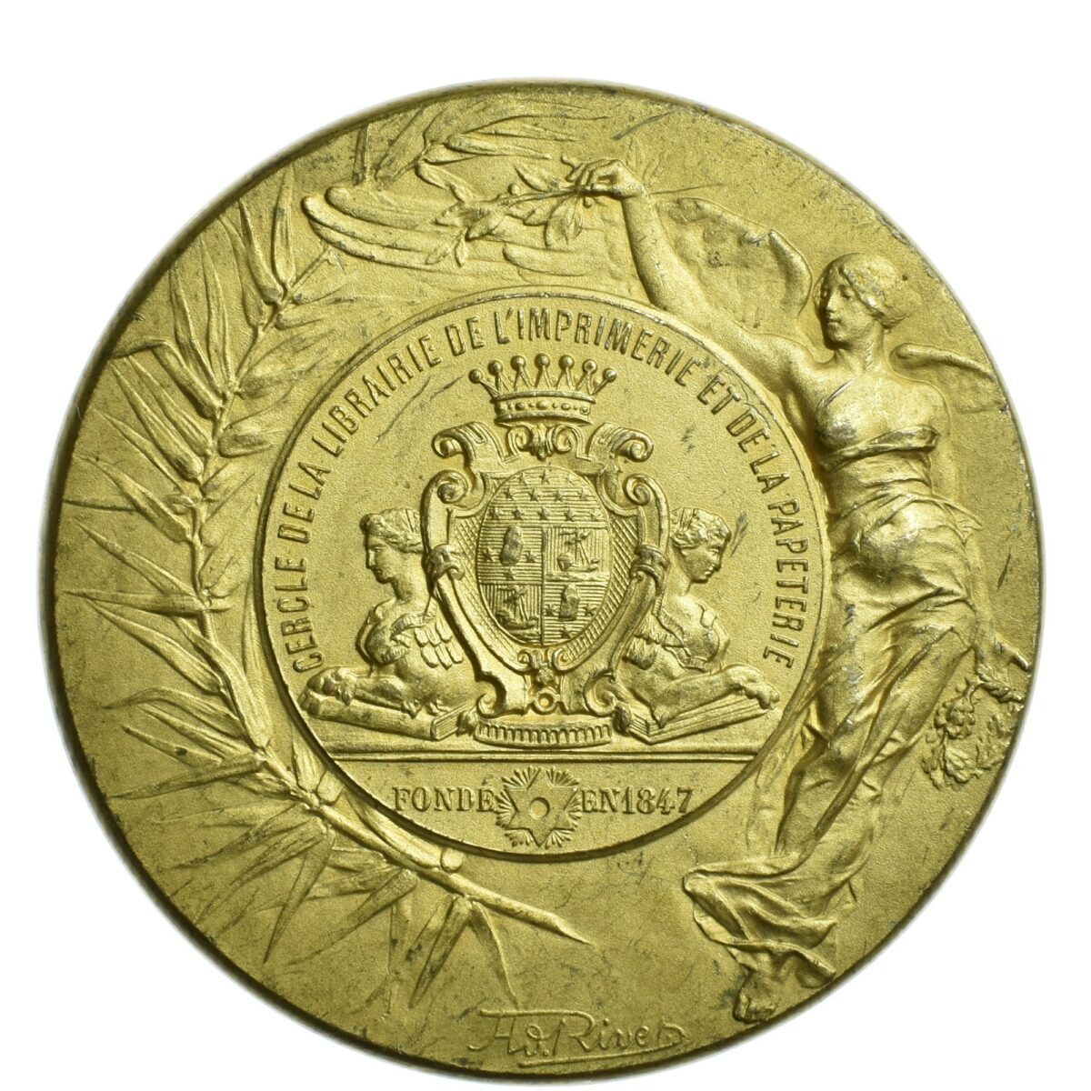 MEDAILLE EDITEURS 1896 REVERS