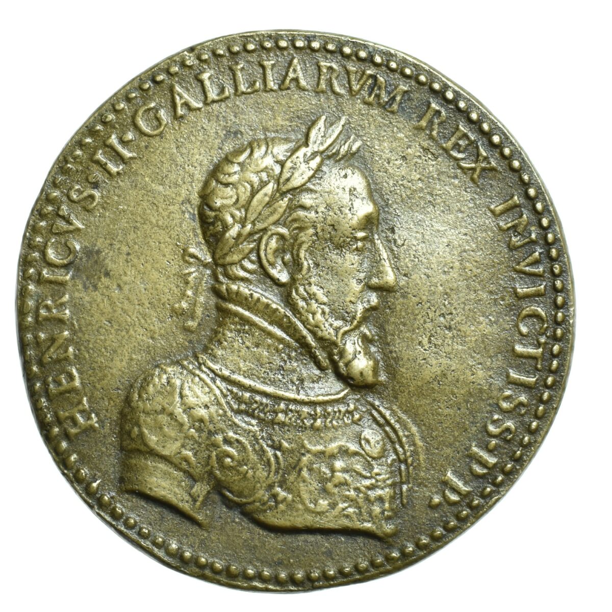 MEDAILLE HENR II 1552 AVERS