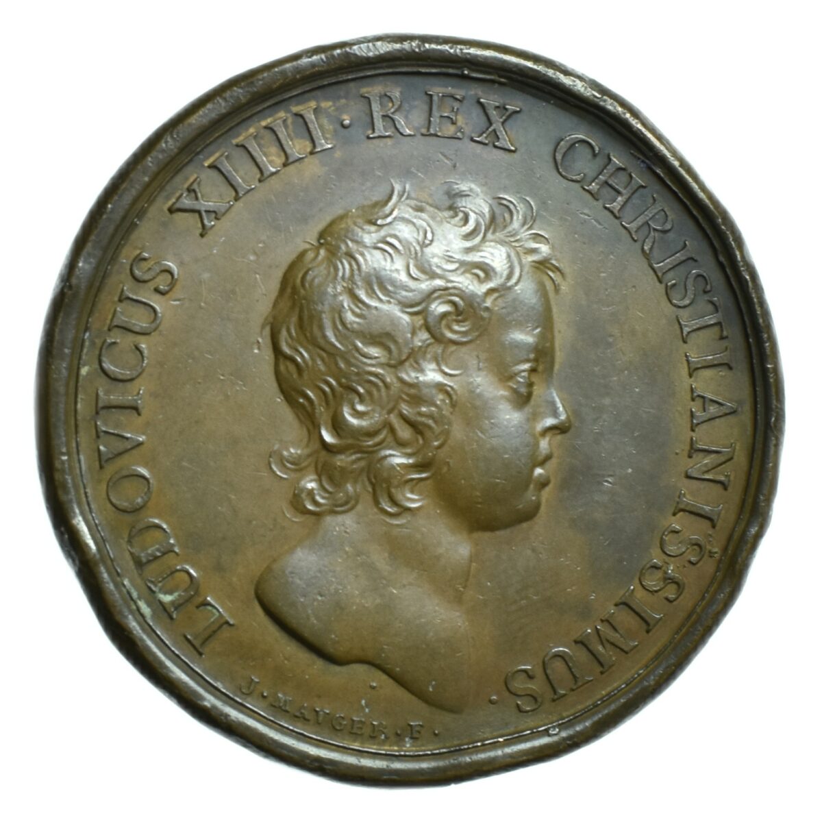 MEDAILLE LOUIS XIV MAUGER AVERS