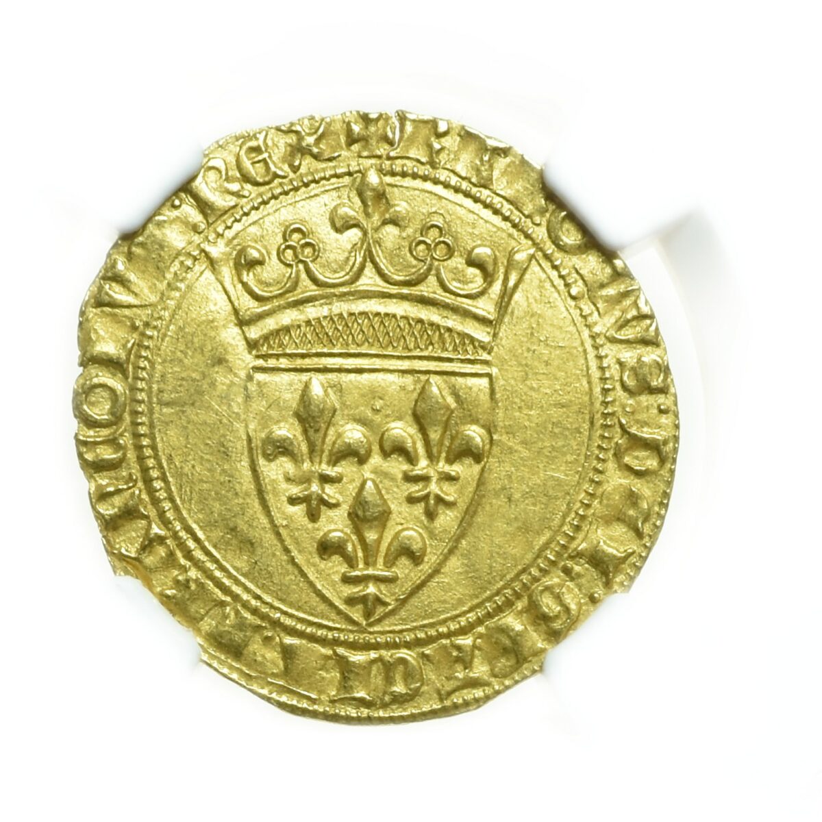 CHARLESVI ECU OR COURONNE TOULOUSE AVERS