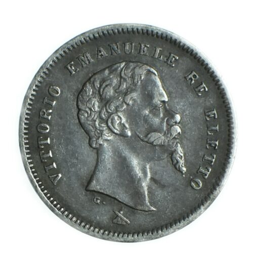 50 CENTESIMI ITALIE 1860 REVERS