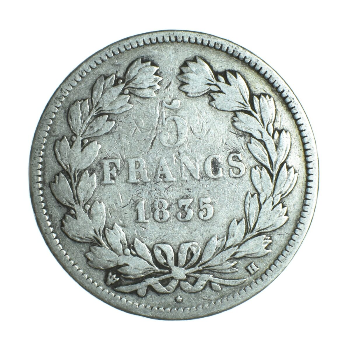 5 FRANCS 1835 H LA ROCHELLE AVERS