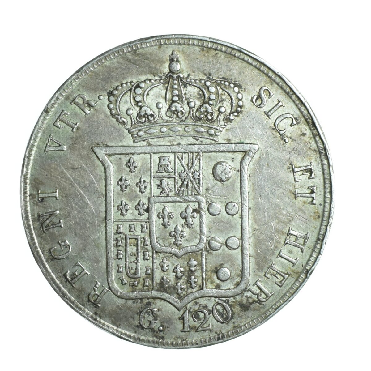 ITALIE 120 GRANA 1856 AVERS