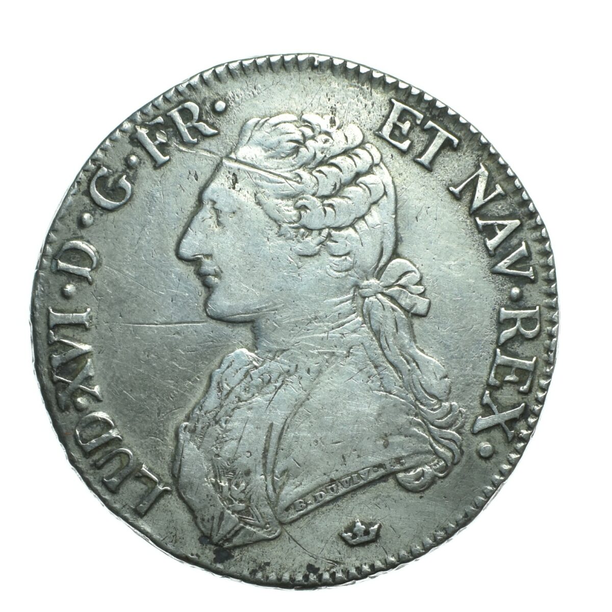 LOUIS XVI ECU 1777 AVERS