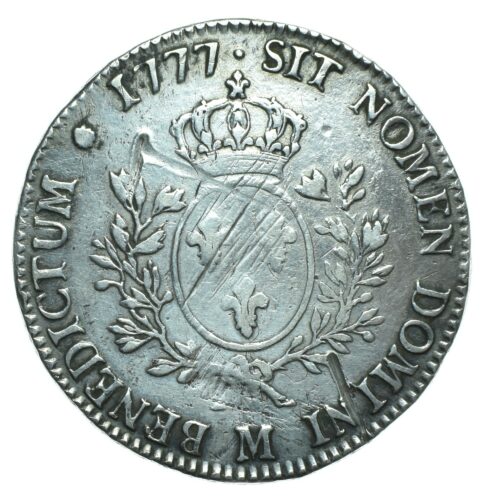 LOUIS XVI ECU 1777 REVERS