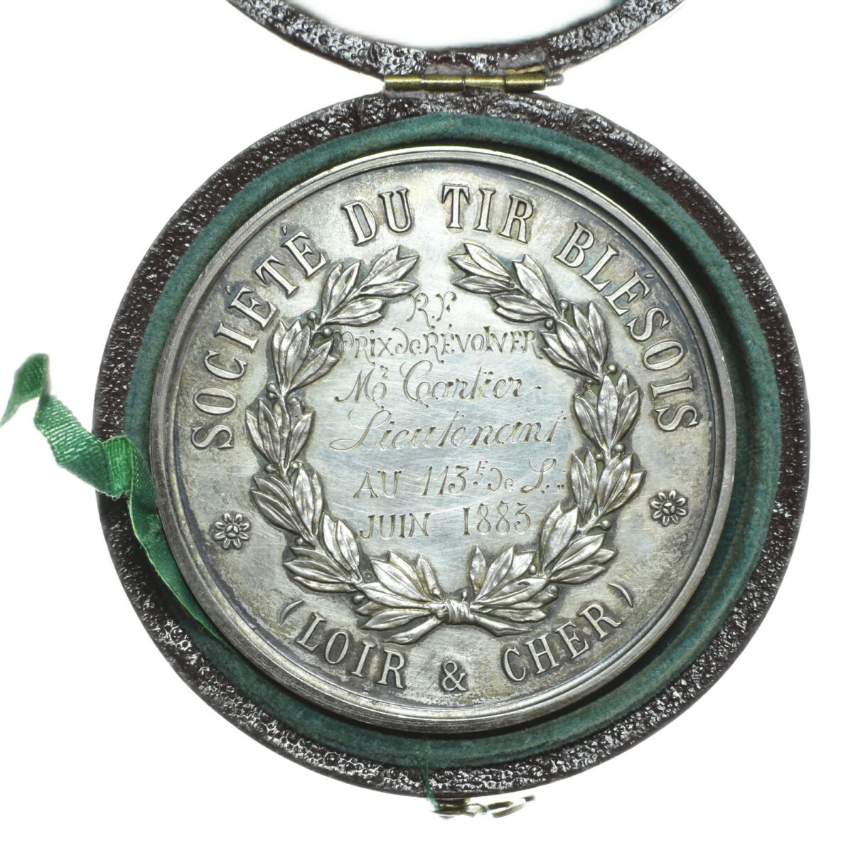 MEDAILLE ARGENT BLOIS REVERS