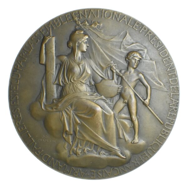 MEDAILLE ASSEMBLEE NATIONALE 1906 AVERS