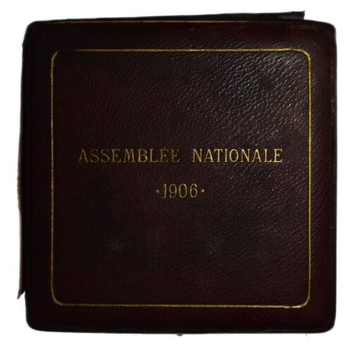 MEDAILLE ASSEMBLEE NATIONALE 1906 BOITE