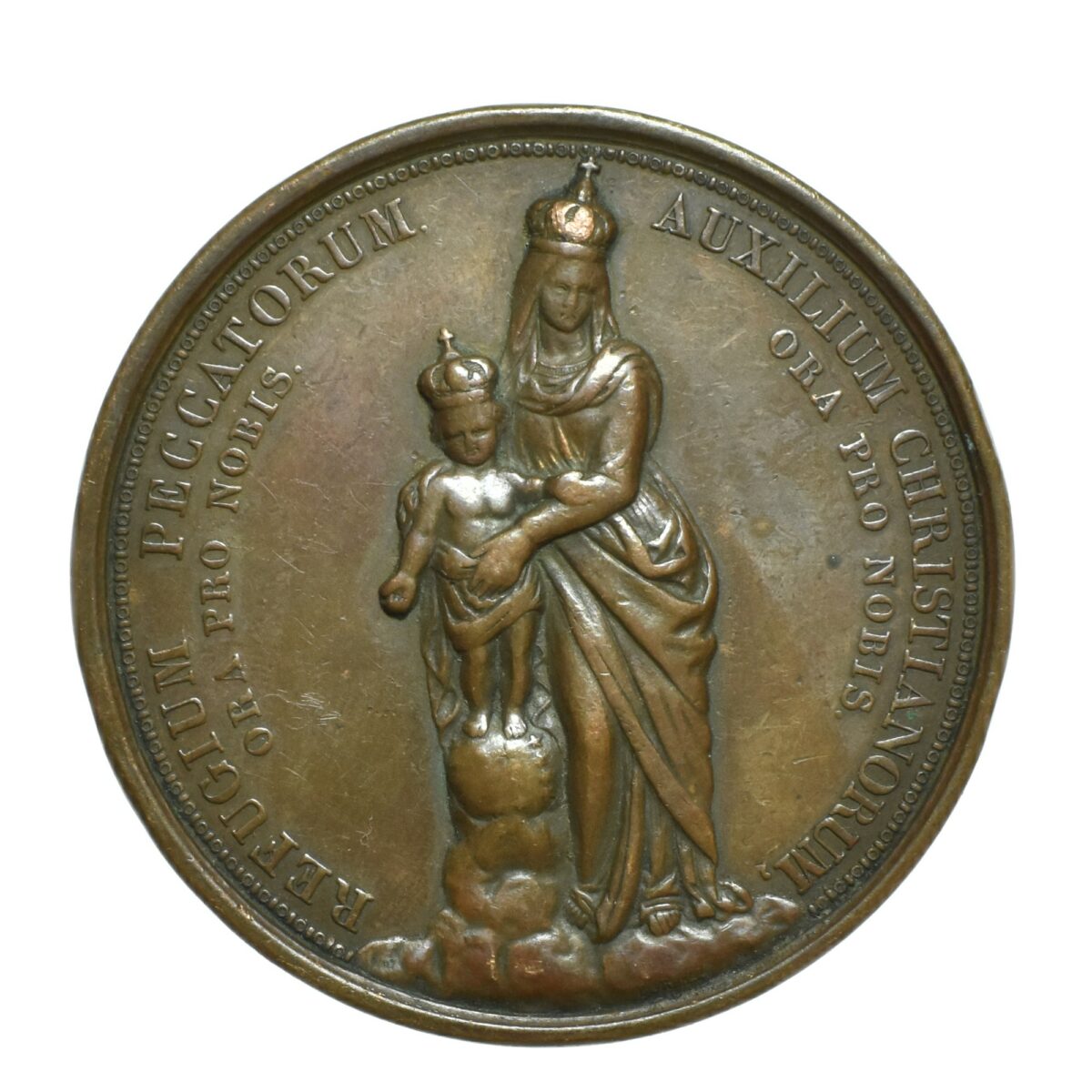 MEDAILLE COEUR MARIE AVERS