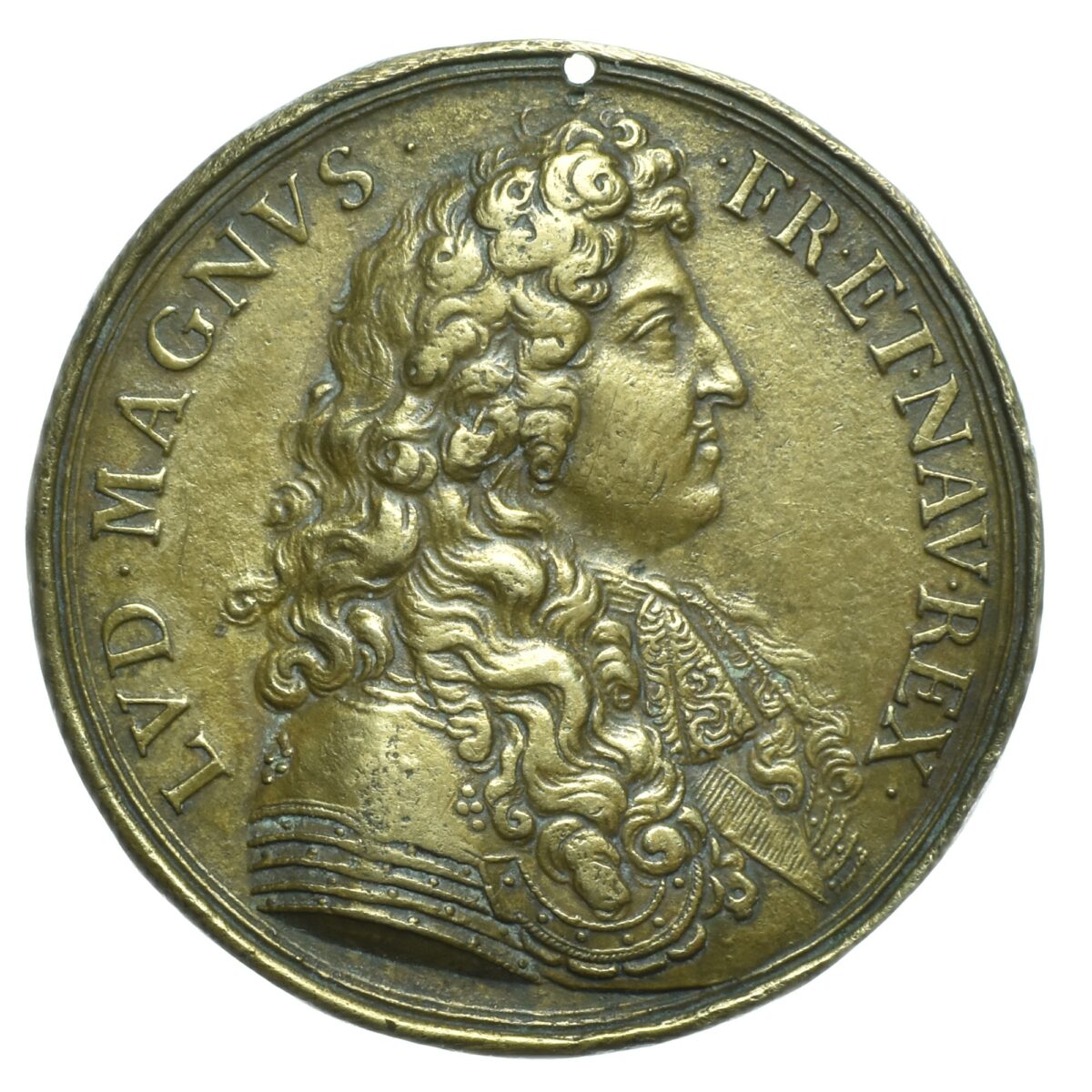 MEDAILLE LOUIS XIV EGLISES AVERS