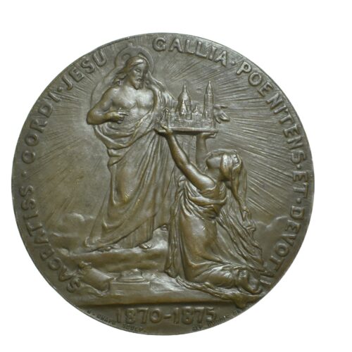 MEDAILLE SACRE COEUR AVERS