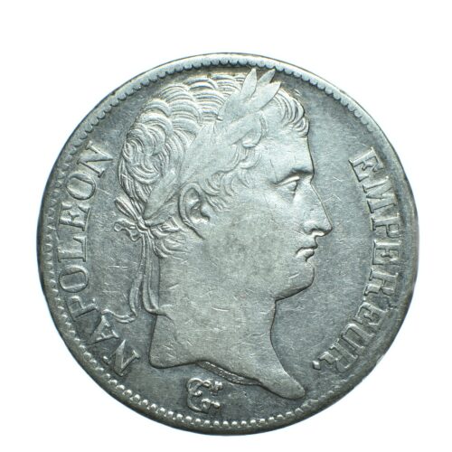 NAPOLEON 5 FRANCS 1814 PARIS REVERS