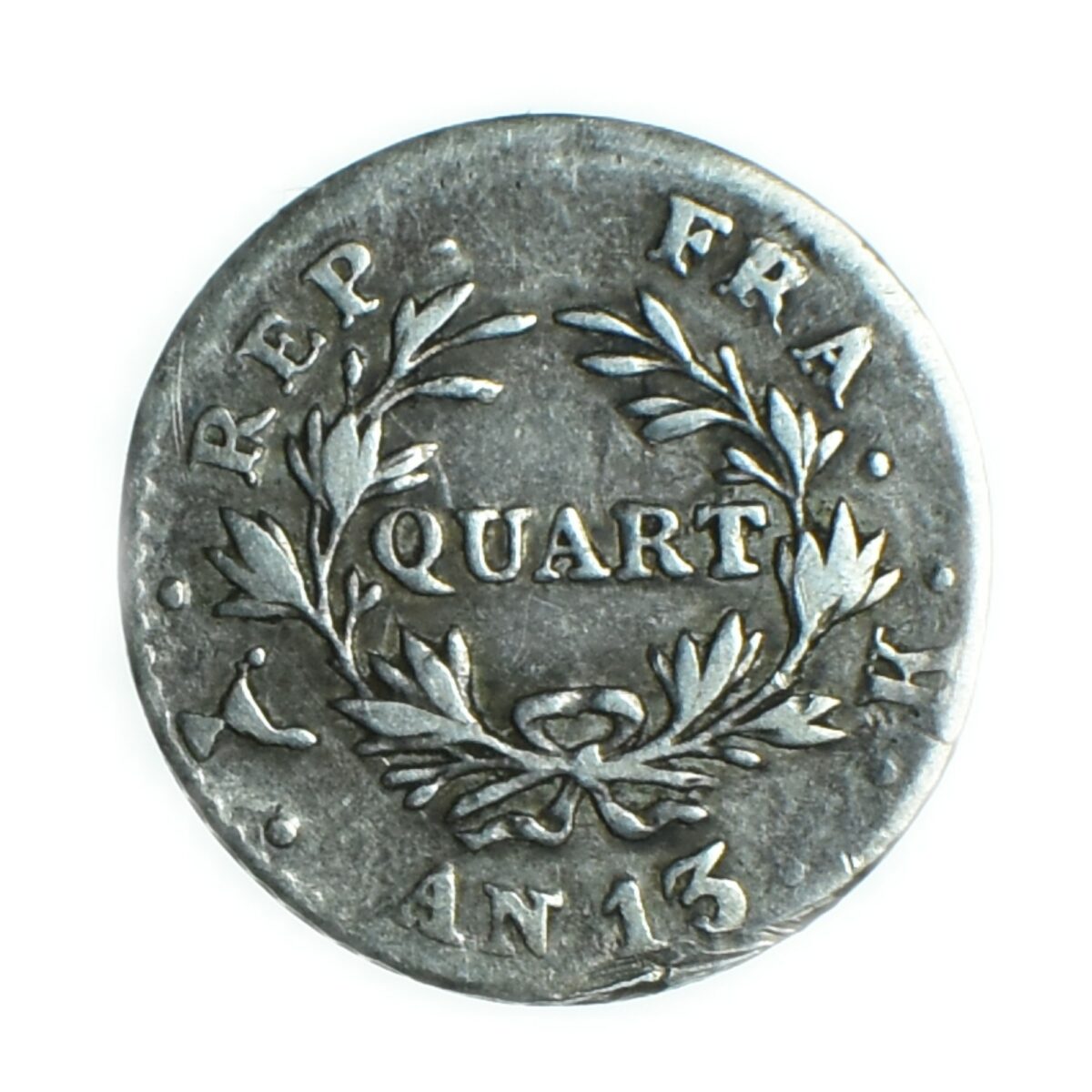 QUART FRANC NAPOLEON I 1805 BORDEAUX REVERS