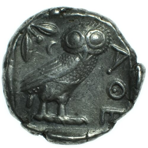 ATHENES TETRADRACHME CHOUETTE REVERS