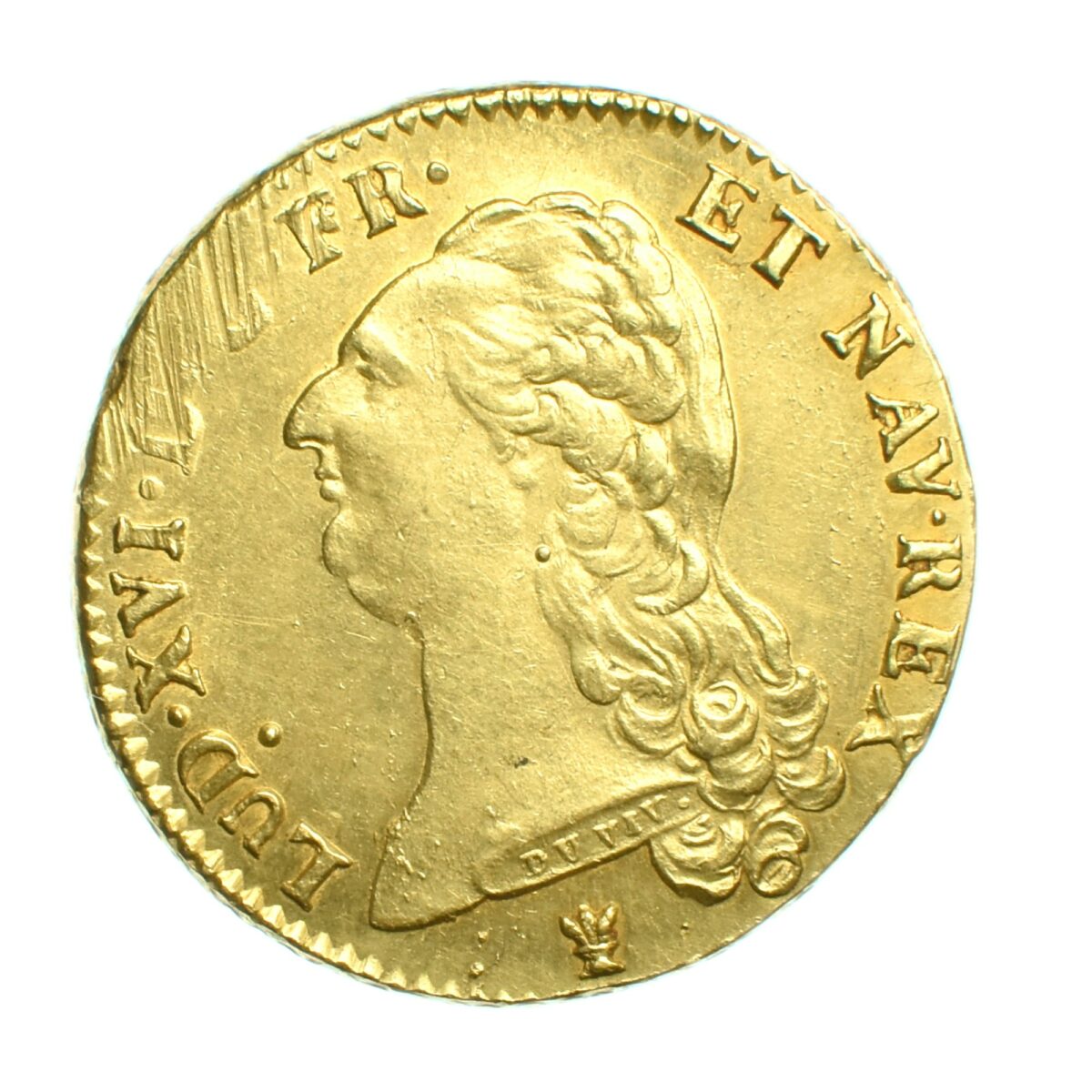 LOUIS XVI DOUBLE LOUIS OR 1786 AVERS