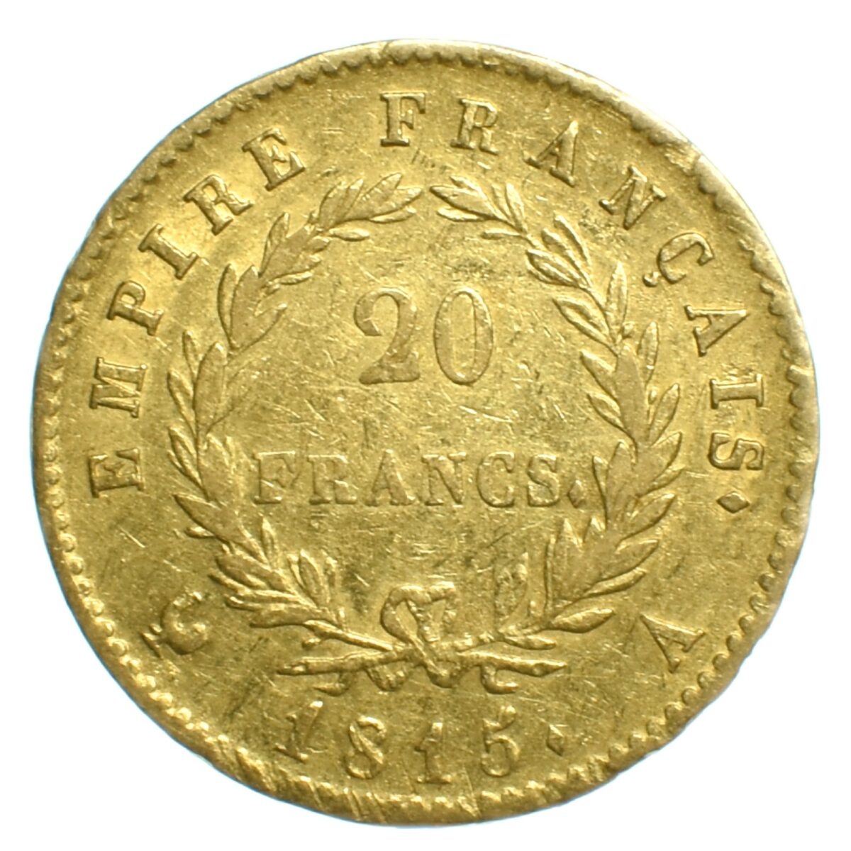 NAPOLEON FRANCS OR 1815 REVERS