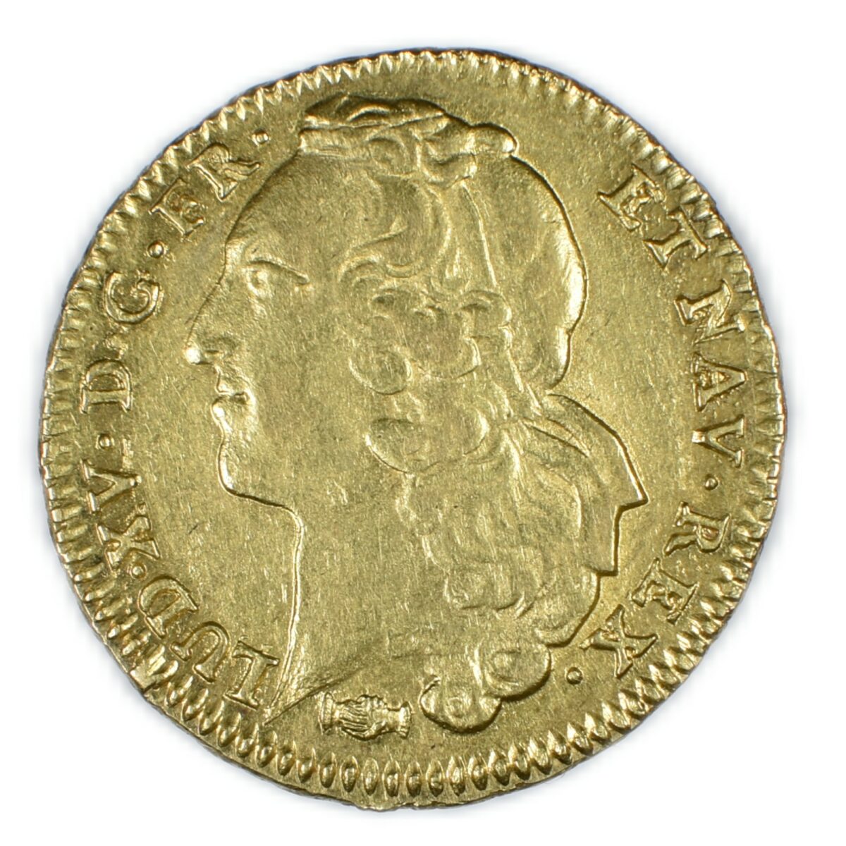 LOUIS XV DOUBLE LOUIS OR BORDEAUX 1764 AVERS