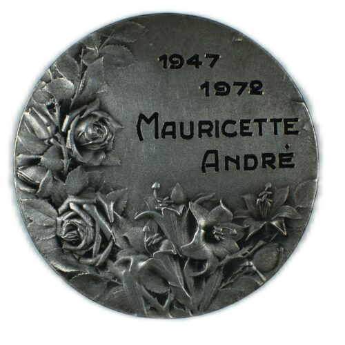 MEDAILLE MARIAGE ARGENT REVERS