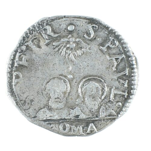 VATICAN URBANUS VIII HALF GROSSO OBVERSE